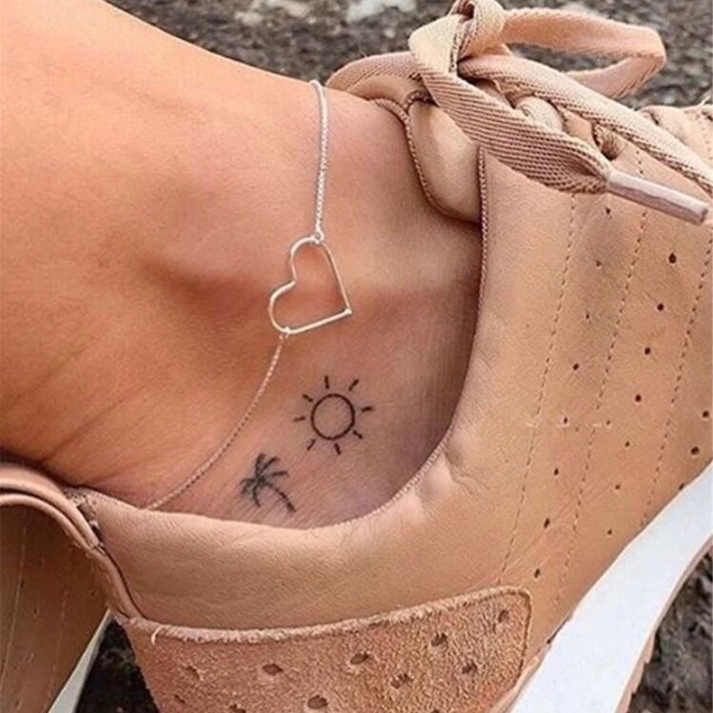 3/$30 Silver Heart Anklet